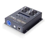 Pknight Interfaccia di Controllo Luci Ethernet ArtNet DMX 2048 Bidirezionale, 4 Universi/Montaggio su Traliccio/PoE CR041R