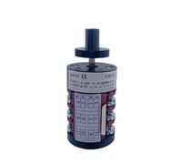 PKNVKZIDK 0-4 Positions HZ8B-20/5/3 Electrical Control 3 Layers 20A Changeover Rotary Cam Switch Interruptor Silver