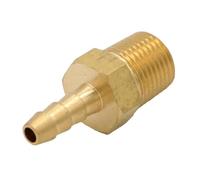 PKNVKZIDK 1/8" NPT Male x 1/8" Hose Barb Tail Brass Fuel Fitting Connector Adapter