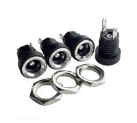 PKNVKZIDK 10/50PCS DC022B 5.5 x 2.1mm DC Power Jack Supply Socket 3.5x1.3 DC Female Panel Connector 5.5 * 2.5MM 2 Pin(2.1mm with cap,200pcs)