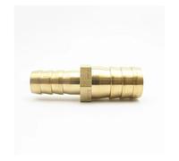 PKNVKZIDK 10mm Hose Barb x 19mm Hose Barb Brass Barbed Pipe Fitting Reducer Coupler Connector Adapter for Fuel Gas Water