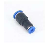 PKNVKZIDK 10pc Fit Tube O/D 8mm Turn to 4mm Pneumatic Push in Reducing Reducer Connector 0.8 Mpa