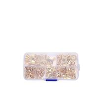 PKNVKZIDK 150 Pezzi M3/M4/M5/M6/M8/M10 terminali ad Anello Occhielli terminali a crimpare in Rame terminali for Cavi connettori for Cavi Non isolati Kit assortimento Fai da Te