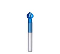 PKNVKZIDK 1pcs Chamfering Cutter 3 Flute 90 Degrees Countersink Drill Bit 4.5-50mm HSS Steel Wood Metal Hole Cutter Metal Drilling Tools(8.3mm) PKNVKZIDK