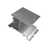 PKNVKZIDK 1Pcs Single Phase Solid State Relay SSR Aluminum Heat Sink Dissipation Radiator Heatsinks Suitable for 10A-25A Relay