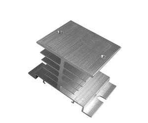 PKNVKZIDK 1Pcs Single Phase Solid State Relay SSR Aluminum Heat Sink Dissipation Radiator Heatsinks Suitable for 10A-25A Relay