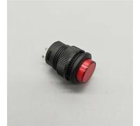 PKNVKZIDK 5Pcs 16mm R16-503BD Red LED Light Push Button Switch Self-Reset Momentary 3A/250V