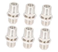 PKNVKZIDK 6sets Type Cable Female to Female Connectors Design for TV And Cable Extension Compatible And Performance