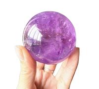 PKNVKZIDK Amethyst Quartz Sphere Big Nice Crystal Ball Purple Stone Ornaments (Size : 100-200g)