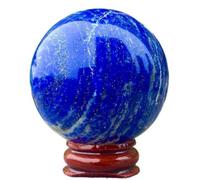 PKNVKZIDK Crystal Lapis Lazuli Ball Blue Gemstone Ornaments (Size : 300-400g)