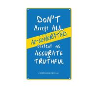 PKNVKZIDK Digital Citizenship Metal Sign Responsible Technology Use Online Ethics Poster Wall-Art for Classroom Office Library Educator Awareness Decor 8 X 12 inch