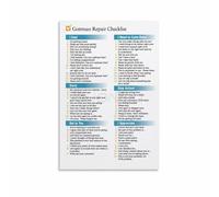 PKNVKZIDK Emotional Connection Wall Art - Couples Guide to Repair and Reconnect, Checklist Style Print for Bedroom, Anniversary or Wedding Gift Framed,16x24inch(40x60cm)