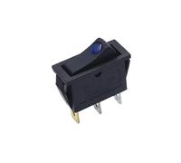 PKNVKZIDK KCD3 Interruttore a bilanciere Blu ON off 3 Pin a Scatto 16 A 250 V CA con Interruttore Automatico LED a Punti