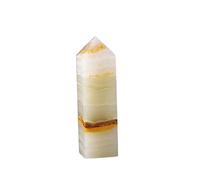 PKNVKZIDK Stone Afghan Jade Crystal Column Gemstone Tower Quartz Point Wand Home Decoration Ornaments (Size : 200-250g)