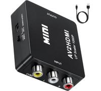 PKOUVOO RCA to HDMI Converter 1080P Composite CVBS Audio Video Adapter With