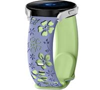 PKQTOP 20mm Cinturino per Ticwatch GTH / E3 / E, Flower Sport Bracciali Silicone Cinturini di Ricambio per Coros Apex 42mm / Apex 2 / Pace 2