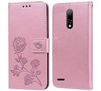 PKQTOP Cover per Ulefone Note 8P/Note 8 Custodia,Carta Fessura, Supporto Stand,Silicone TPU,Flip Protettiva Case per Ulefone Note 8P(5.5")