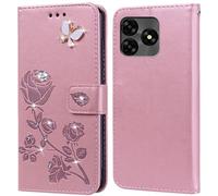 PKQTOP Cover per Umidigi G5/G5A Custodia,Carta Fessura, Supporto Stand,Silicone TPU,Flip Protettiva Case per Umidigi G5/G5A