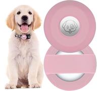PKQTOP Custodia Protettiva in Silicone per AirTag，Custodia Compatibile con Apple Airtag GPS Finder Collare per Cani e Gatti