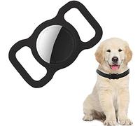 PKQTOP Custodia Protettiva in Silicone per AirTag，Custodia Compatibile con Apple Airtag GPS Finder Collare per Cani e Gatti