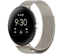 PKQTOP Magnetico Cinturino per Google Pixel Watch 3 45mm, Bracciali Regolabile Metallo Cinturini di Ricambio per Google Pixel Watch 4 45mm
