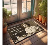 PKRD Zerbino con scritta in inglese "Fall That's What I Do Itaa Bake, Drink And Know Things". Zerbino grande per porta d'ingresso, per interni e autunnali, 40 x 60 cm