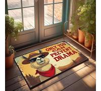 PKRD Zerbino con scritta "Only You Can Prevent Drama" (40 x 60 cm)