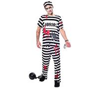 (PKT) 9902665 - Costume da detenuto zombie da uomo, taglia M
