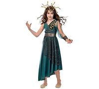 (PKT) (9903556) Costume Medusa per bambine (6-8 anni)