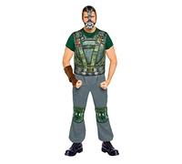 amscan Bane Costume Personaggio (Standard) -1 Pz, green, grey, M, 9907649