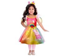 (PKT) (9908876) - Costume da Peppa Pig arcobaleno per bambine (2-3 anni)