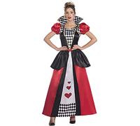 PKT 9910063 - Costume da regina di cuori da donna, taglia 38-40