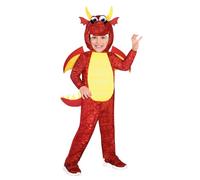 (PKT) 9912030 - Costume da drago per bambini (4-6 anni)
