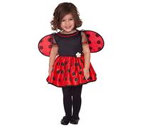 (PKT) 999672 - Costume da coccinella per bambine (2-3 anni)