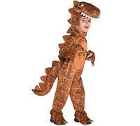 (PKT) (Fix 24/12) (9904747) - Tuta con cappuccio T-Rex per bambini (4-6 anni)