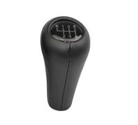 PKTCOBW per Serie 1 3 5 6 Pomello del Cambio | Accessori auto Pelle, Foro Montaggio In Plastica ABS, Con Segni Velocità 5/6 Sulla Parte Superiore(6 Speed)