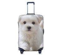 PKTTECRFPK Copertura per valigia, con stampa 3D, con simpatico cucciolo di cane, custodia da viaggio per trolley, elastica, lavabile, adatta per bagagli da 45 a 81 cm, 3D, L, Organizer per borse