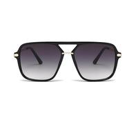 PKWKPVRVU Classici Navigator Occhiali da sole per uomini Donne Doppio Ponte Metallico Montatura Quadrata UV400 Protezione Moda Occhiali da sole retrò 3583