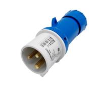 PKX16M423 spina industriale mobile dritta tripolare 16A 2P+E(Plug screw crimping type)