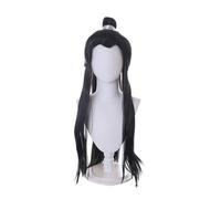 PL 529 - Capelli neri chignon 63 cm Hanfu Tradizionale acconciatura per Xie Lian Heaven Official's Blessing Cosplay Parrucca Wig Anime Manga