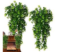 Pl.an Ts Ind.oor - Placca artificiale in vaso finto,n.ts | Indoo,r Piante artificiali in vaso |PC 31,5 pollici da appendere P artificiale, lan Ts Ind Oor, finta edera finta Pla per porte