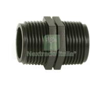 PL PL RACCORDO NYLON NIPPLO 1"X 1":