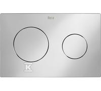 PL10-Pulsante Doppio Cromo A890189001