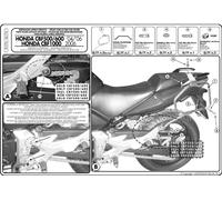 PL174 GIVI PORTAVALIGIE LATERALI per HONDA CBF 600 N 2009 2010 2011 2012