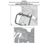 PL6408CAM GIVI PORTAVALIGIE LATERALE CAM-SIDE TRIUMPH TIGER EXPLORER 2012 2013