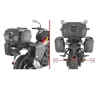 PL9061 - Portavaligie laterale Givi per MK ROYAL ENFIELD Guerrilla 450 (24)