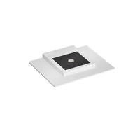 Pla Bianca - Applique a led da muro 35W CCT Switch 2700K/3200K/4000K in alluminio, Luce murale verso l'alto - Beneito & Faure