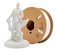 PLA Filament 1.75mm, 3D Printing Filament PLA for 3D Printer, 1kg 1 Spool-Gray(White)