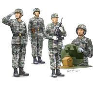 PLA Tank Crew Plastic Kit 1:35 Model TRUMPETER