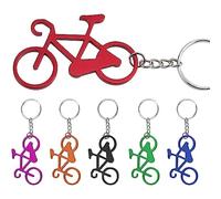 PLABBDPL 10 Pezzi apribottiglie da bicicletta portachiavi apribottiglie da bicicletta apribottiglie da birra in lega di zinco portachiavi per feste, matrimoni, bar (colore casuale)